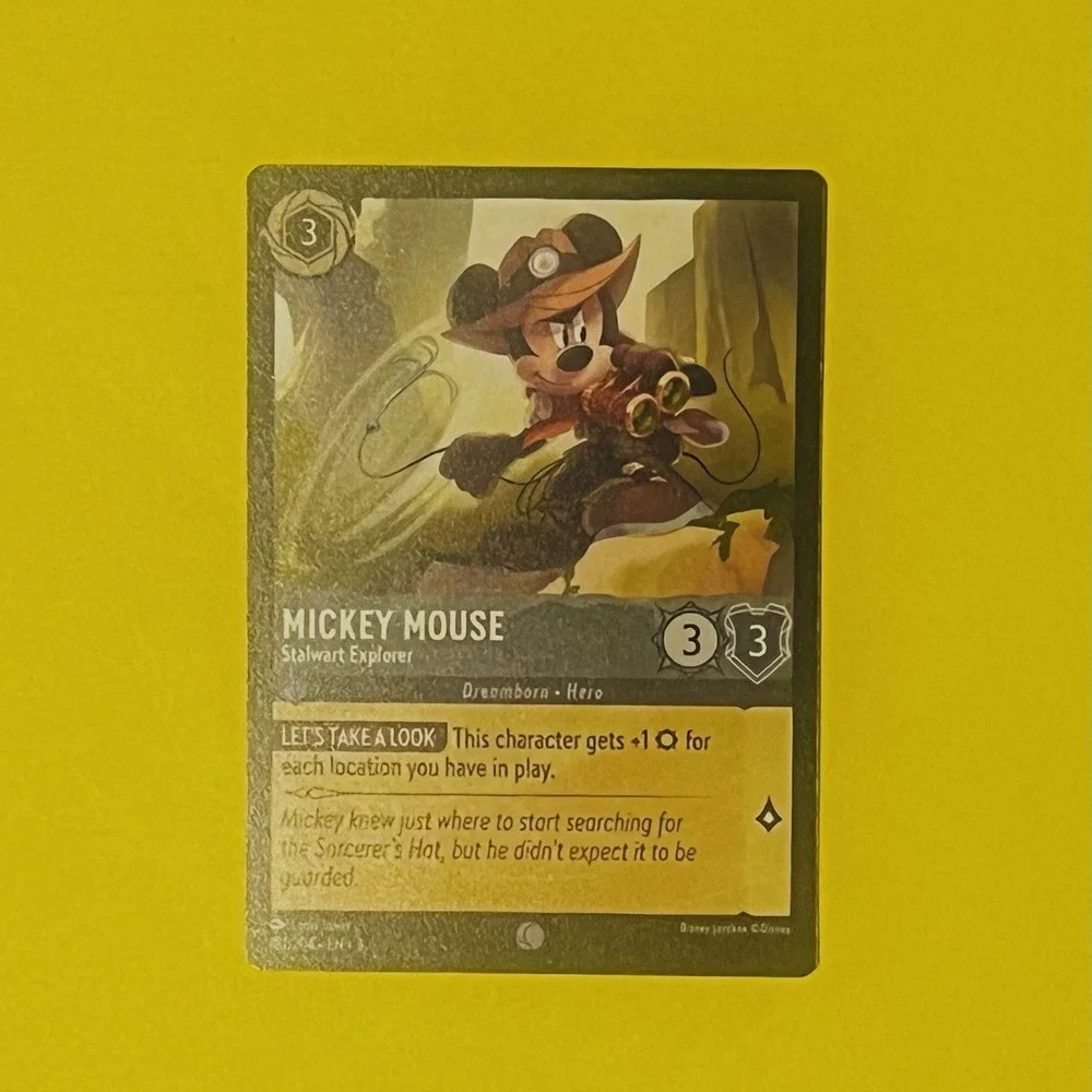 Disney Lorcana - Mickey Mouse - Stalwart Explorer 181/204‎ Non-foil